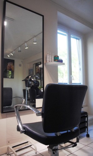 Green Valley Arizona barber shop chair